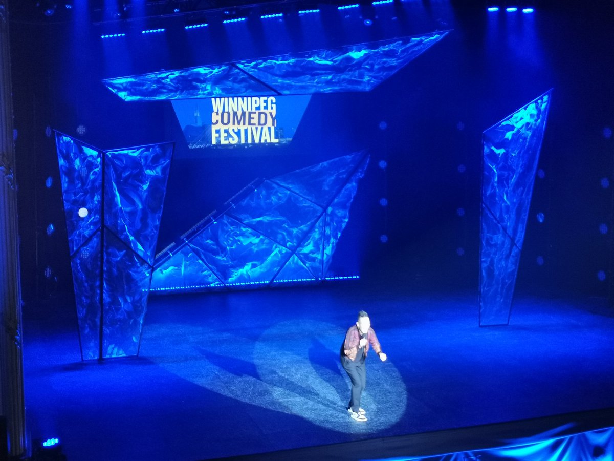 FranticFilms1's tweet photo. Shout out to @ELtotheVEE who shouted a beautiful welcome and land acknowledgment to tonight's crowd! 📣 #WpgComFest #WinnipegComedy #Comedy https://t.co/dWpEQENQla