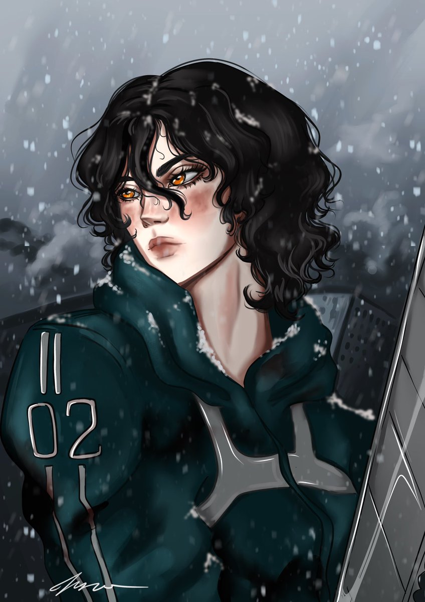 Happy to finally be able to post something. I’m honestly not ready for summer so here is another drawing with snow 

“I will avenge him to the whole world”- Nova H. 

#OC #artmoots #drawing #art