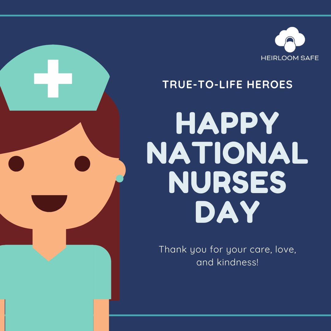On Nurses Day, we want to thank you for your service and dedication to keeping us all healthy!
.
.
.
.
#NursesDay #HappyNursesDay #NationalNursesDay #digitalvault #will #datasecurity #livingtrust #estateplan #personaldocuments #securedashboard #legacy #legacycontact