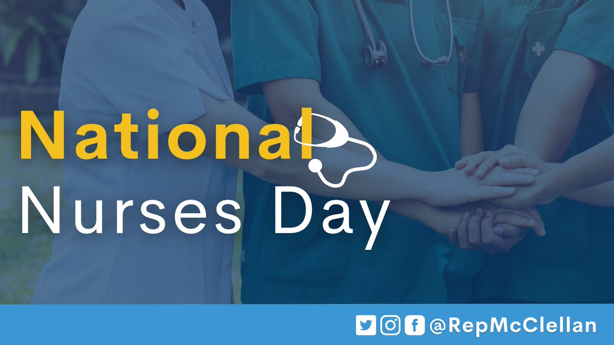 To kick off #NationalNursesWeek, today we celebrate #NationalNursesDay! Thank you to nurses, who work tirelessly to care for patients & support our health care system. Your diligence & devotion makes all the difference.