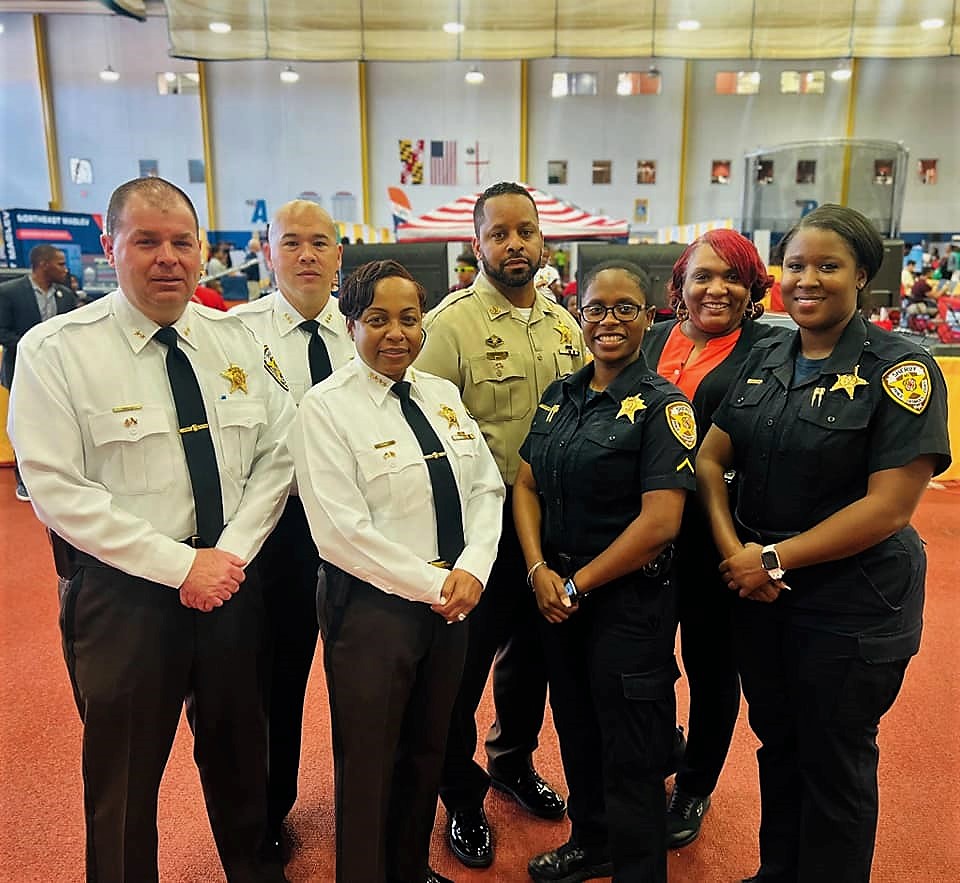PGSheriff_PIO's tweet photo. What an eventful day at the Tots to Teen Expo. We have some amazing youth doing extraordinary things. Thanks for stopping by to visit with the men and women of the Office of the Sheriff. #PGSO https://t.co/hxJNn82wcH
