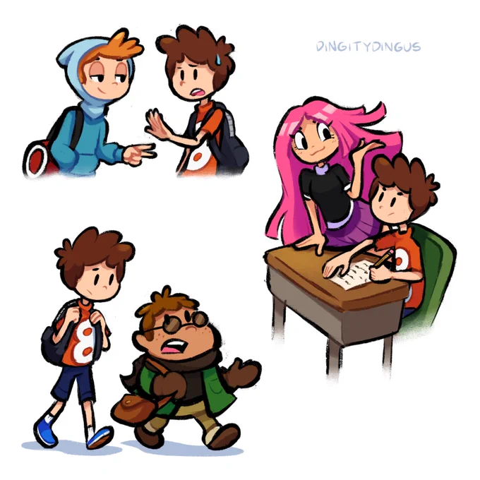 Classmates   #DingoJones #OC #OriginalArt