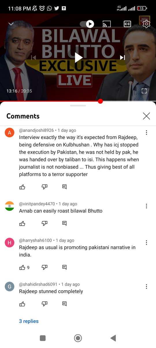 Imtiaz_Brohi80's tweet photo. Indian people bashing their famous Journalist @sardesairajdeep of @IndiaToday because he was speechless in front of @BBhuttoZardari
and they are demanding for @unoffarnab
to take an interview of #BilawalBhuttoZardari .
😀
#PakFMatSCO
#BBZVisitsIndia
#Goa
#SCO
#SOC2023
👇 https://t.co/PcKYVzmI8L