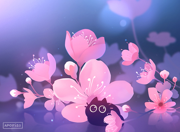 apofissx's tweet photo. Some of my arts from last year featuring the stealthy cat (=｀ω´=) 🌿 https://t.co/cO95LxD3kK