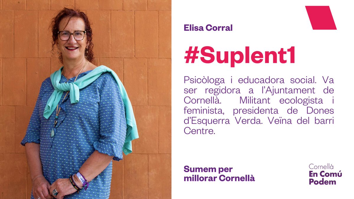 CatComuCornella's tweet photo. 🤔 Vols conèixer les 28 persones que formen part de la nostra candidatura⁉️

Comencem!!
Aquí tenim els tres suplents de luxe: 

▪️ Alberto Díez
▪️ José Antonio Martínez
▪️ Elisa Corral https://t.co/6B1d3adoTA