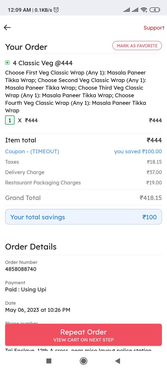 Aishwar59437904's tweet photo. 1)Today my RELIGIOUS BELIEFS were hurt bcoz of @faasos.I am a PURE VEGETARIAN HINDU BRAHMIN GIRL.i ordered 4paneerwrap but theygave me chickenwrap.Unfortntly I ate it as it was wrapped ingreen paper which means vegetarian. #HinduVegetarian #ReligiousBeliefs #FoodDisappointment 👇 https://t.co/e6rcNIhdkL