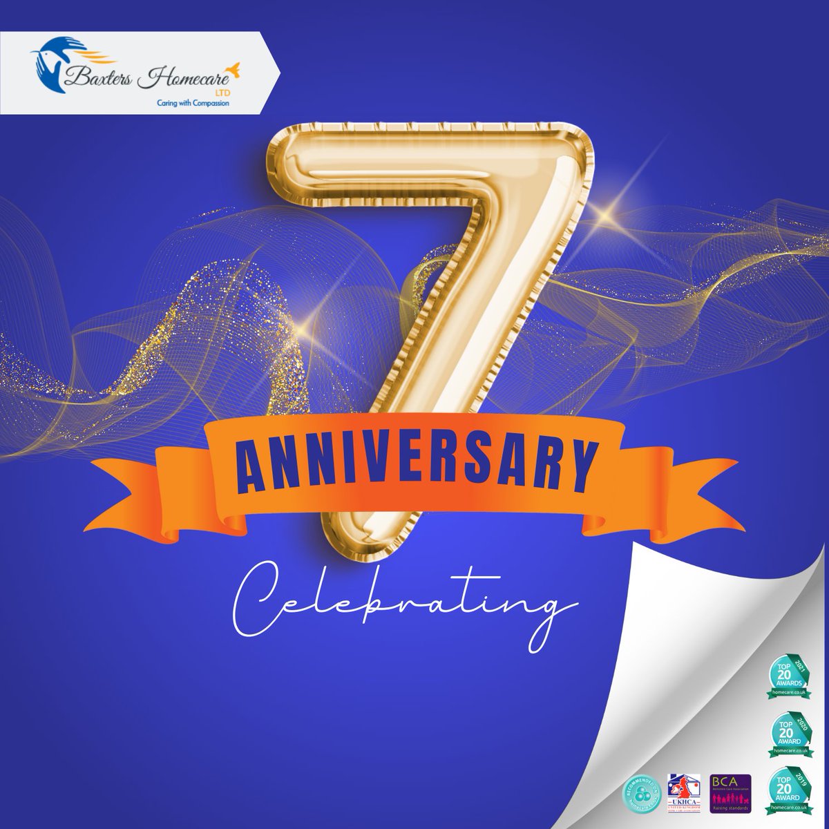 7 years of making home a happier and healthier place. Thank you for letting us care for you and your loved ones. Here's to many more years of compassion and excellence. #BaxtersHomecareAnniversary #Homecareuk #Healthcareuk #CaringForYou #baxtershomecare
#homecareassistant