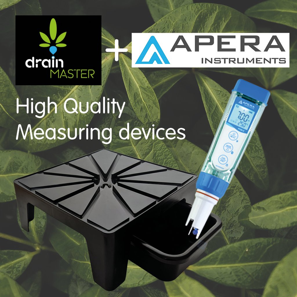 Master your plants' health! Get accurate EC &amp; pH readings with DrainMaster &amp; APERA Instruments! Order now!  drain-master.de/produkt/drainm…