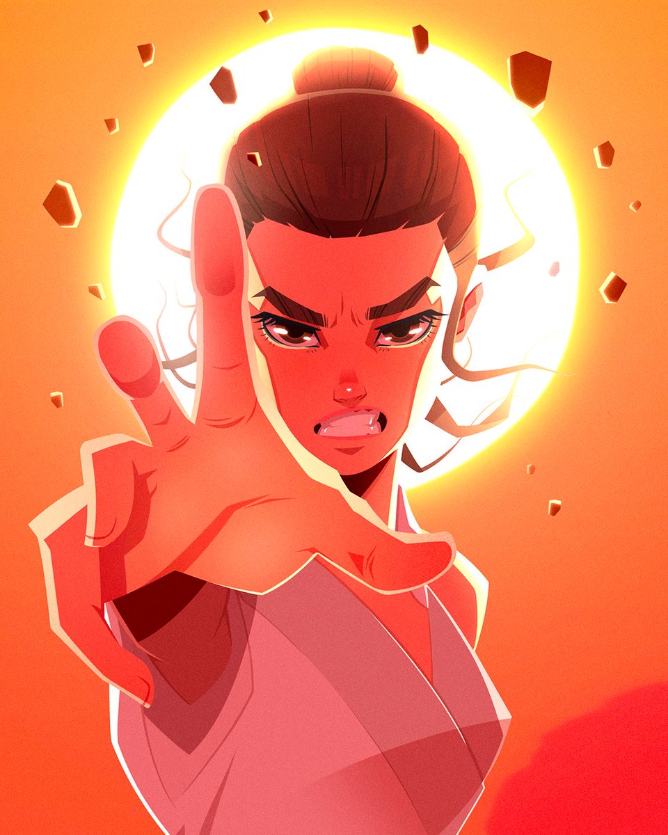 Entry piece for a competition on IG. Hope you dig it. 🤙 #starwars #rey #illustration <a href="/donald_faison/">Donald Faison</a> let’s work 🙏