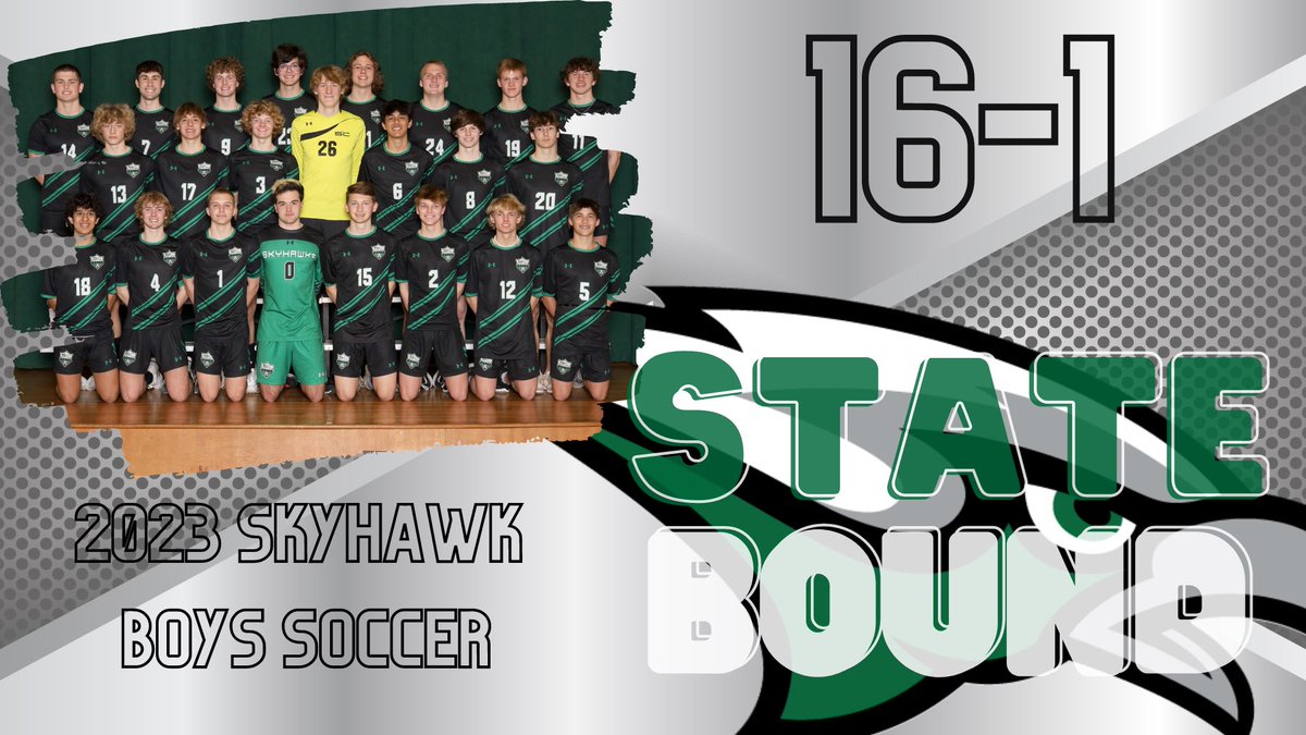 SkuttCatholic's tweet photo. The SkyHawk boys soccer team also punches their ticket to STATE. 

Good work, @skuttsoccerfc https://t.co/RMqdW4ooIj