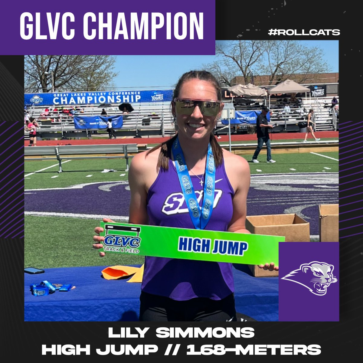 sbubearcats's tweet photo. 🚨 CHAMPION 🚨

Silver as freshman, but GOLD as a sophomore!! Lily Simmons win's her second title this championship!!

#RollCats https://t.co/4TiTfTfBoS