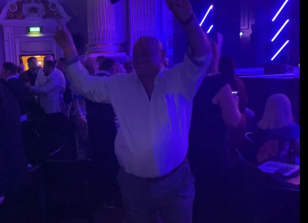 AnnaDevine1's tweet photo. Dancing the Dick Campbell way (previous) #ArbroathAwards https://t.co/PABIYqUlUa