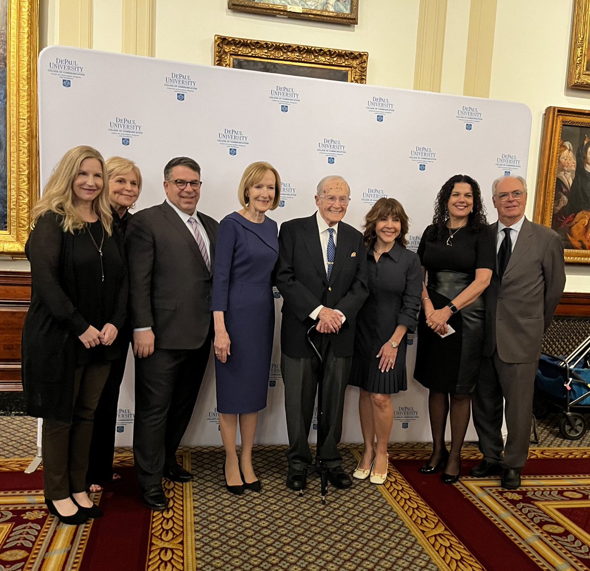 CJIE mourns the loss of Newton Minow, who was the recipient of our inaugural distinguished mentor award last year. He supported the center over the years, including at our April luncheon where he asked the first question. Minow will be remembered for his dedication to service.