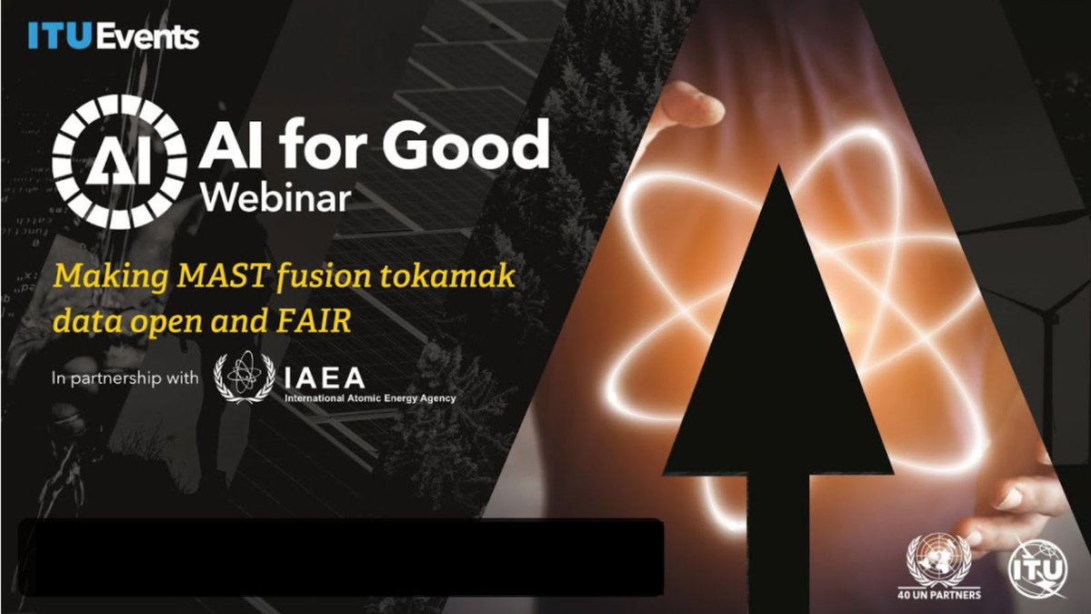 iterorg's tweet photo. The new "AI for Good session" #webinar will be held on 16 May by @iaeaorg and @ITU. It invites Nathan Cummings, data scientist at @UKAEAofficial. @AIforGood organize online events focusing on identifying applications of #AI towards achieving the @SustDev.
https://t.co/eIHtt6uYok https://t.co/pP5xOEdDh8
