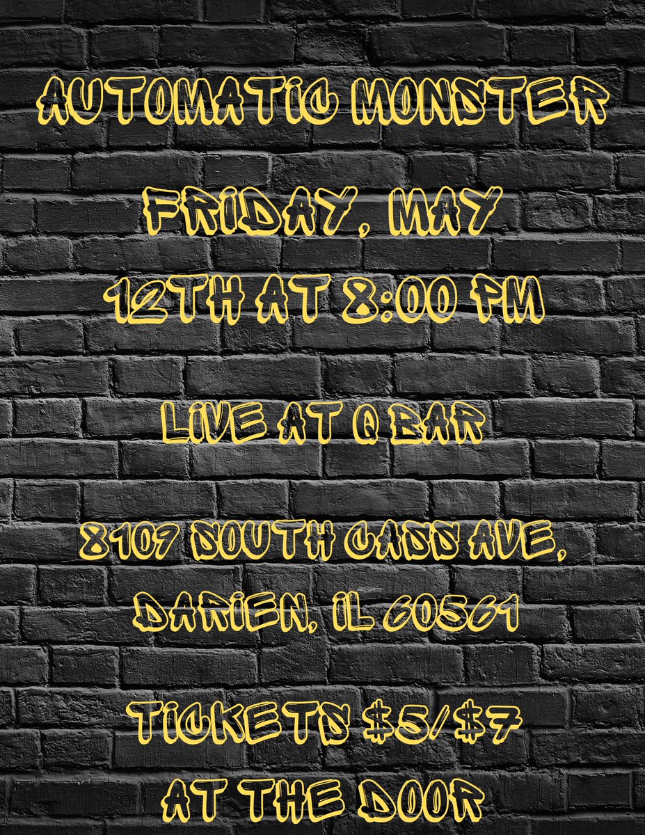 After a little hiatus, Automatic Monster is BACK!
#livemusic #party