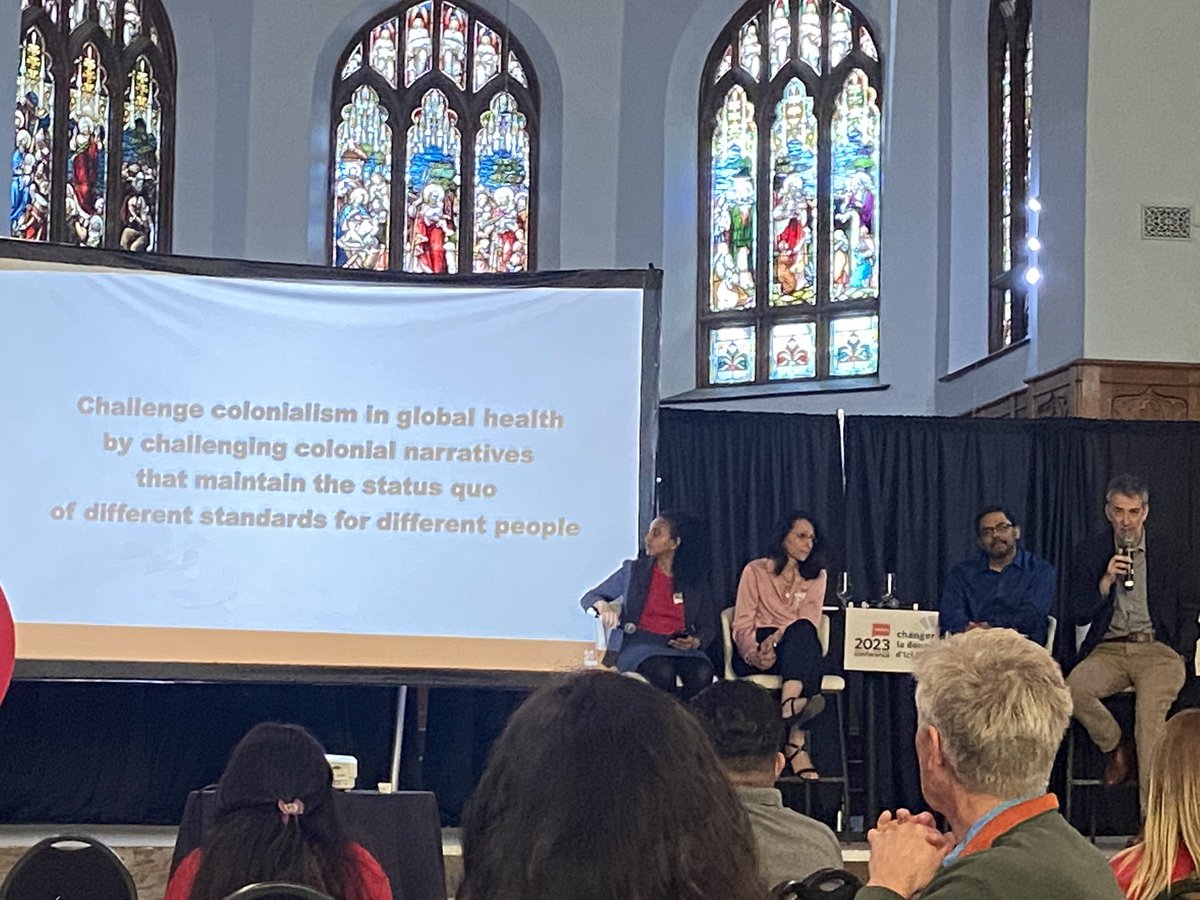“Challenge colonialism in global health by challenging colonial narratives that maintain the status que of different standards for different people.” Impactful words by @MarkBrender at #ResultsCanadaConference. We need global health equity now. #GameChangers2030