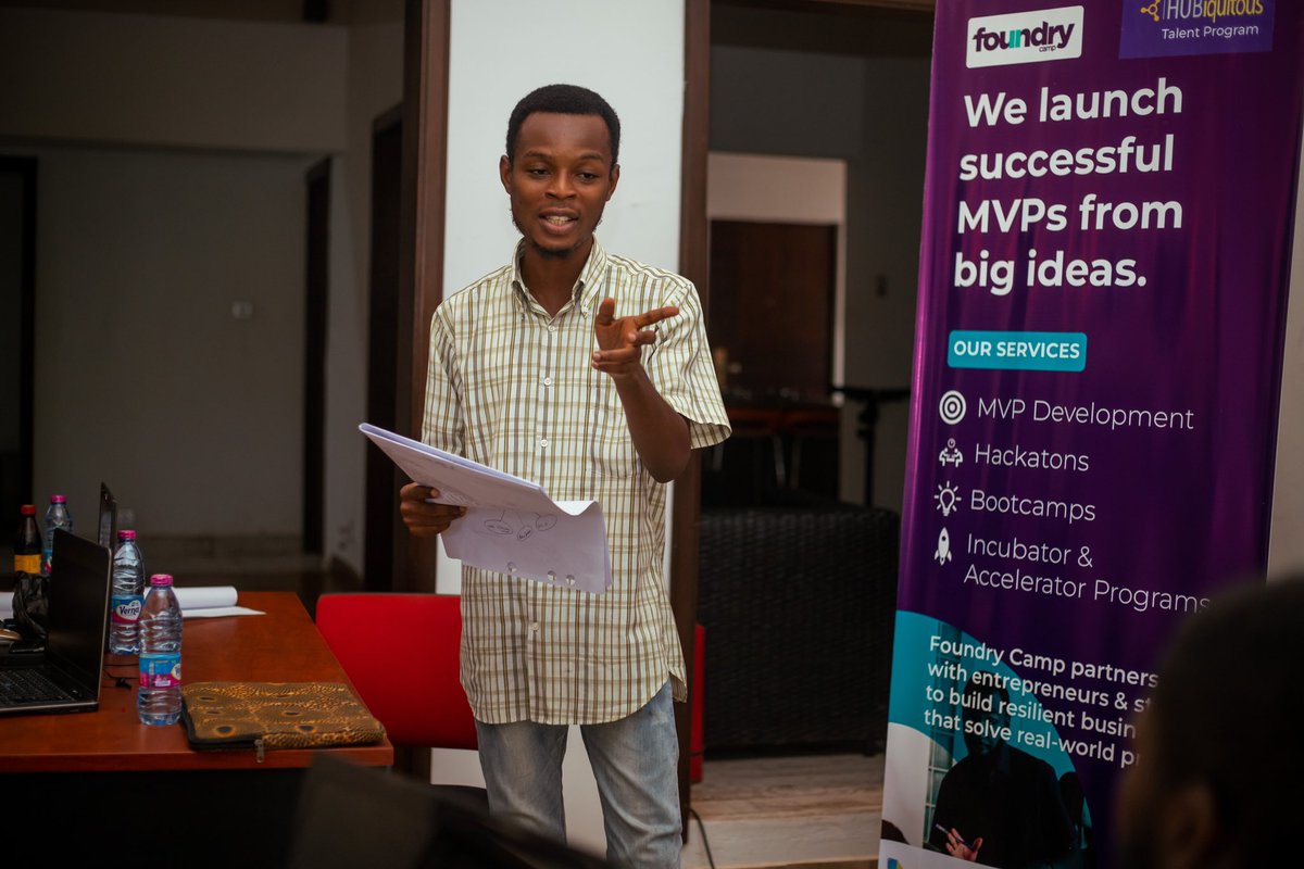 FoundryCamp's tweet image. Our 3-Day Design Thinking and Bootcamp is complete!
Participants were taken through design thinking, loT, electronics, using @waziupiot technology, and building loT solutions. These are the next generation of Talent.
#iot #technology #talentprogram #hubiquitous #talent #ghana