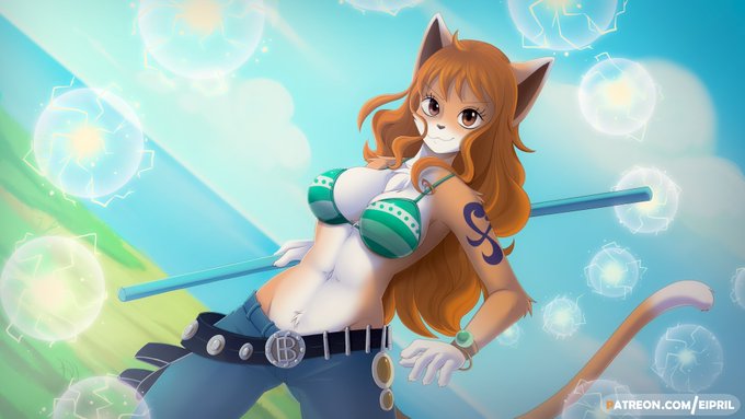 Nami from One Piece!🐈Can count her as mink? Hehehe  Old work from last year! :3 https://t.co/TaxDUuN<a href="/tag/farm"class="tags"><span>#farm</span></a><a href="/tag/furry"class="tags"><span>#furry</span></a><a href="/tag/cow"class="tags"><span>#cow</span></a><a href="/tag/nsfw"class="tags"><span>#nsfw</span></a><a href="/tag/milking"class="tags"><span>#milking</span></a><a href="/tag/animation"class="tags"><span>#animation</span></a><a href="/tag/anthro"class="tags"><span>#anthro</span></a>