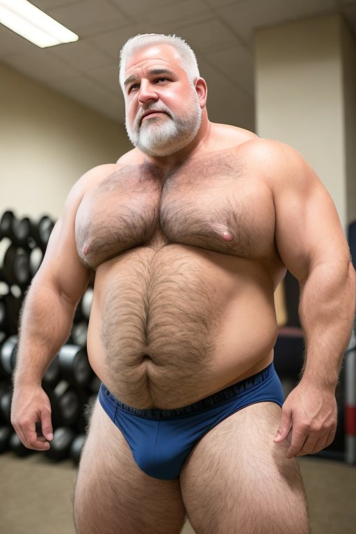 BigBullAI's tweet photo. Gary always pushes the clothing options to the limit at the local men only gym. Of course everyone loves it.
224
#bigandstrongAI #AIfantasy #strongbull #musclebull #musclechub #musclebear #chubbydad #muscledad #NSFW #gaybear #beargay #gaychub #chubbygay #bara #alphabull https://t.co/bth2EHz7xB