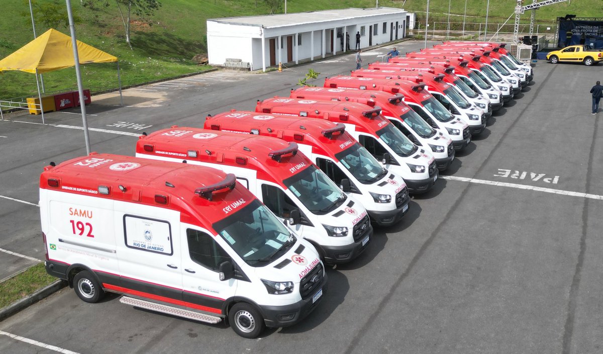 GovRJ's tweet photo. Governo Estadual inaugura ressonância magnética do Hospital Zilda Arns e faz mais uma entrega do SAMU 100% RJ. 🚑🏥

Serão distribuídas 14 ambulâncias a Volta Redonda, Barra do Piraí, Barra Mansa, Pinheiral, Piraí, Porto Real, Quatis e Valença.

Veja: https://t.co/RYsoK9IKQf https://t.co/F3M9yPUsav