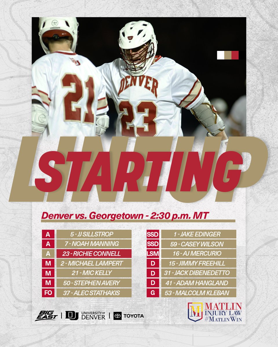 Starters for the Pios against Georgetown in the @BIGEASTchamps Final.
#GoPios