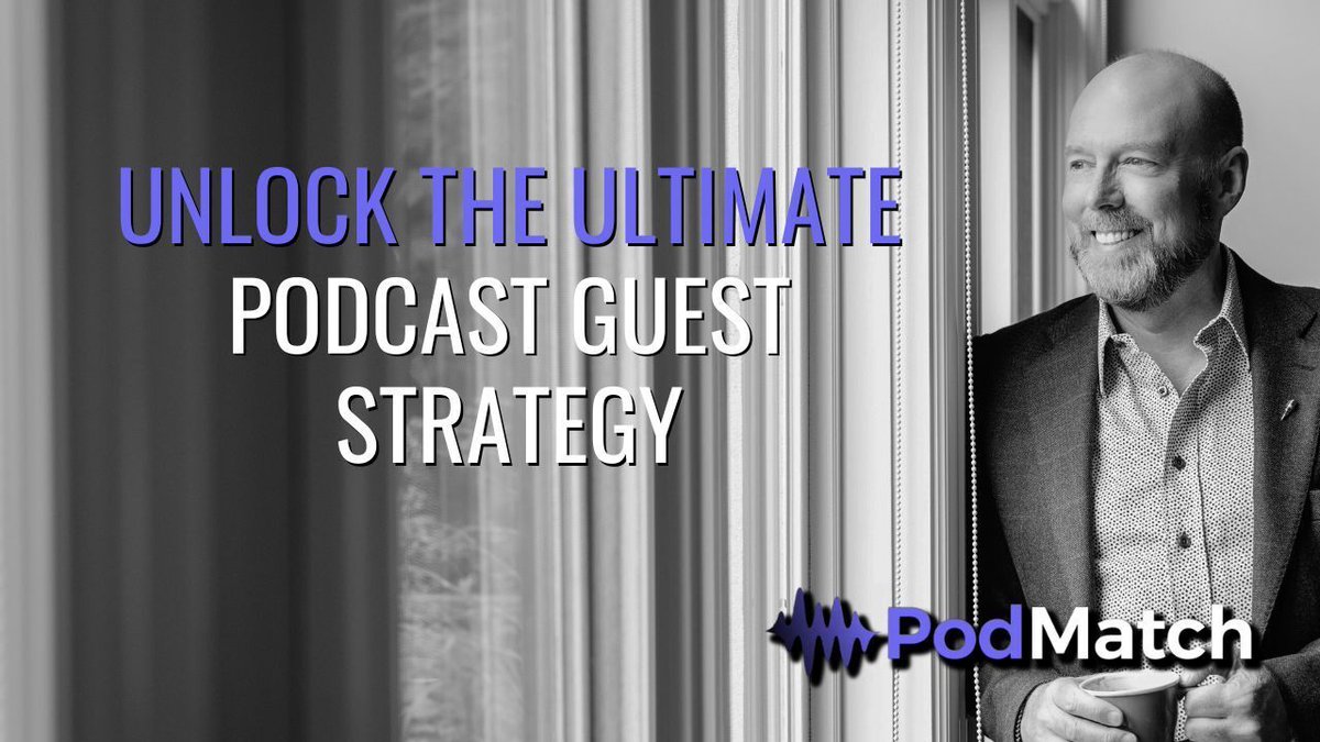 SteveLowell's tweet photo. I have a full training to getting booked on top podcasts, plus 3 FREE One Sheet templates you can use with PodMatch.

Comment below and I'll DM you the link. https://t.co/ql6vNEqc04