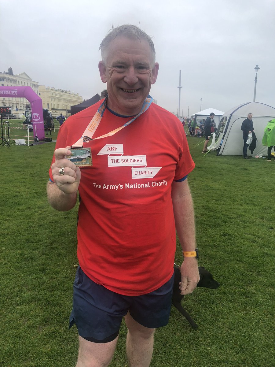 Wingian's tweet photo. @Soldierscharity 

Proud to have completed Run to the Sea today, supporting ABF The Soldiers Charity £279 at last checking

I completed the 50km (31 miles) in 5:30.45 https://t.co/WHoEZ94NAz