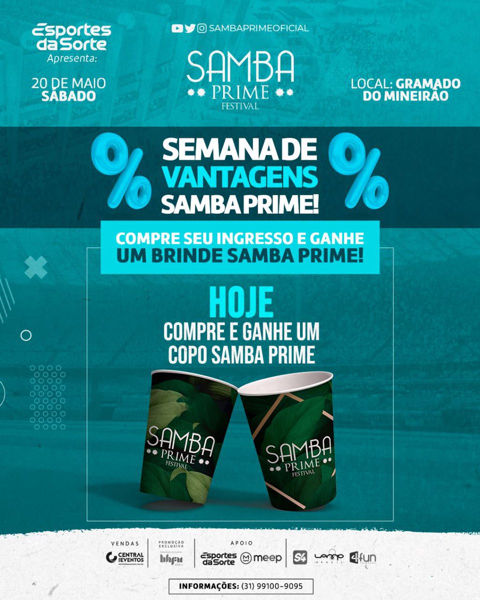 SambaPrimeOfc's tweet photo. Garanta já o seu ingresso! 🥵✅ https://t.co/2N6i4tG4qM