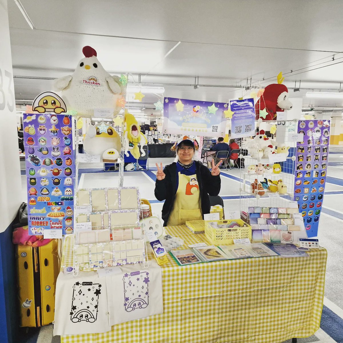 First table time! 

Day 1 - ✅️
Day 2 - incoming 

Come by @BGCPComicCon Edinburgh Comic Con at St James Quarter for some fun! We'll be here from 10am - 5pm Sunday! 🥰

#SmallBusiness #crafts