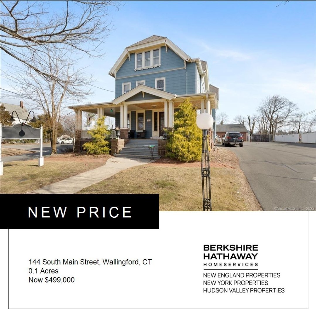 #CTRealEstate #FarmingtonCT #WestHartfordCT #CantonCT #BristolCT #PlainvilleCT #BurlingtonCT #NewingtonCT #CTrealtor #bhhsnep #bhhsne #bbhsnewenglandproperties #bhhs #goodtoknow #sethwinkleman #wallingfordcommercialproperties #newprice #foreverbrand #foreveragent #beinspired