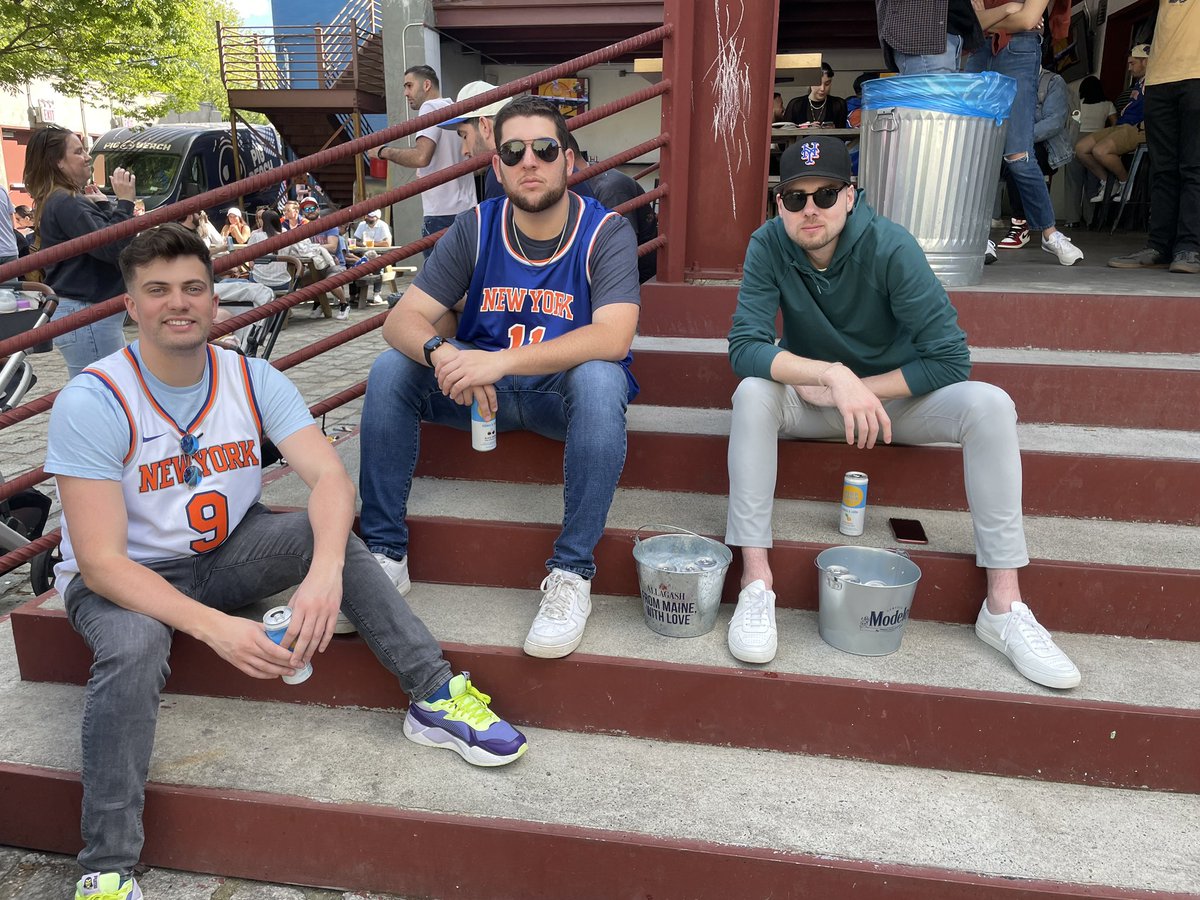 Here for the Knicks @PigBeachNYC