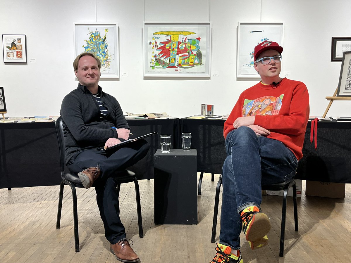 WordsLDN's tweet photo. We were thrilled to partner with @tapcreativityon & #TingFest to host a conversation with Jason McLean to talk about his relationship to comics, cartoons, and zines in Southwestern Ontario!
Thanks to everyone who joined us! We'll have a video of the event, very soon! #LdnOnt https://t.co/BwVMSFxhG9