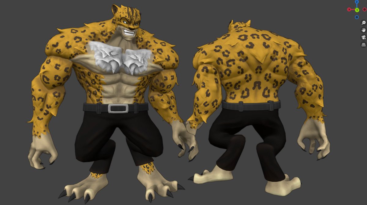 ya_gravity's tweet image. Leopard zoan for AnimeWorlds
not 100% sure on how I feel so let me know what I can improve! 
#RobloxDev #RobloxDevs #Blender3d #ONEPIECE #Substance3DPainter #ROBLOX #ZBrush