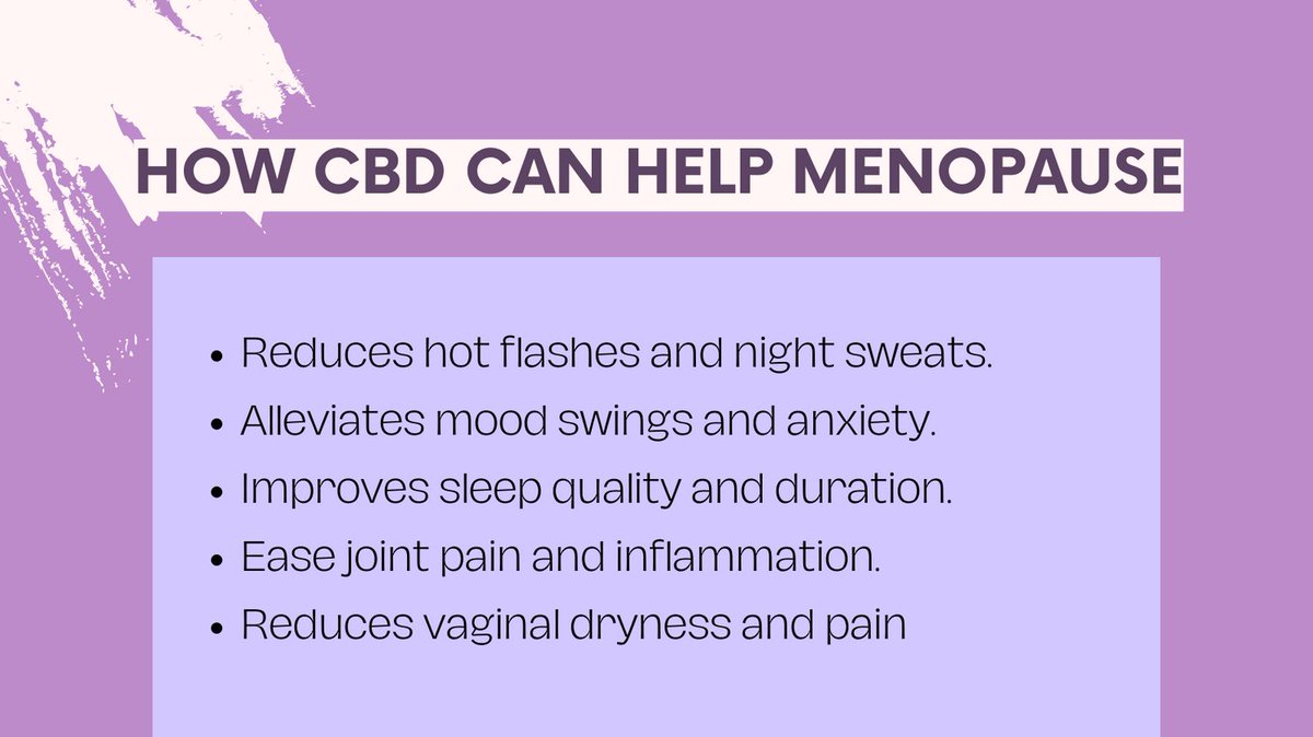 Hempeutics's tweet photo. Menopause can be a tough journey, but you don't have to go through it alone. To learn more about CBD and menopause, check out our blog! https://t.co/fVugciP4ka
#nautralhealing #CBD #naturalremedy https://t.co/4IvSHuRTiJ