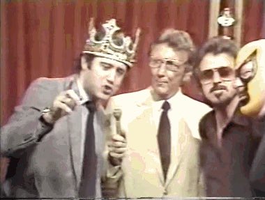 Hail to the One True King! #memphiswrestling #andykaufman #imfromhollywood