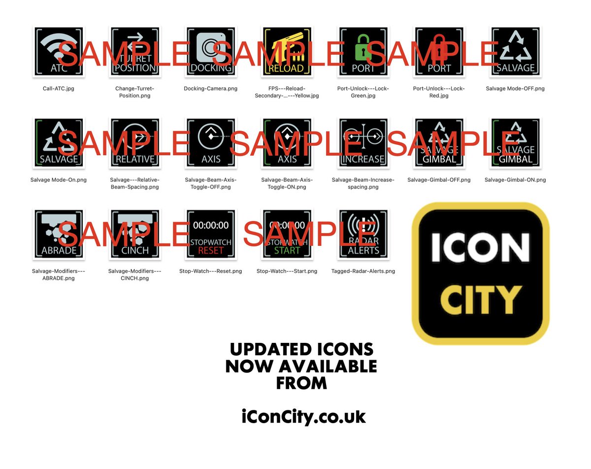 iconcitycom's tweet photo. Updates for StarCitizen 3.18 icons are now available from the 'Verified' Section on Our Discord! Enjoy Folks! #starcitizen #discord #iconcity https://t.co/iilaVtzxyh #invictusweek https://t.co/fCMW2s5SUh