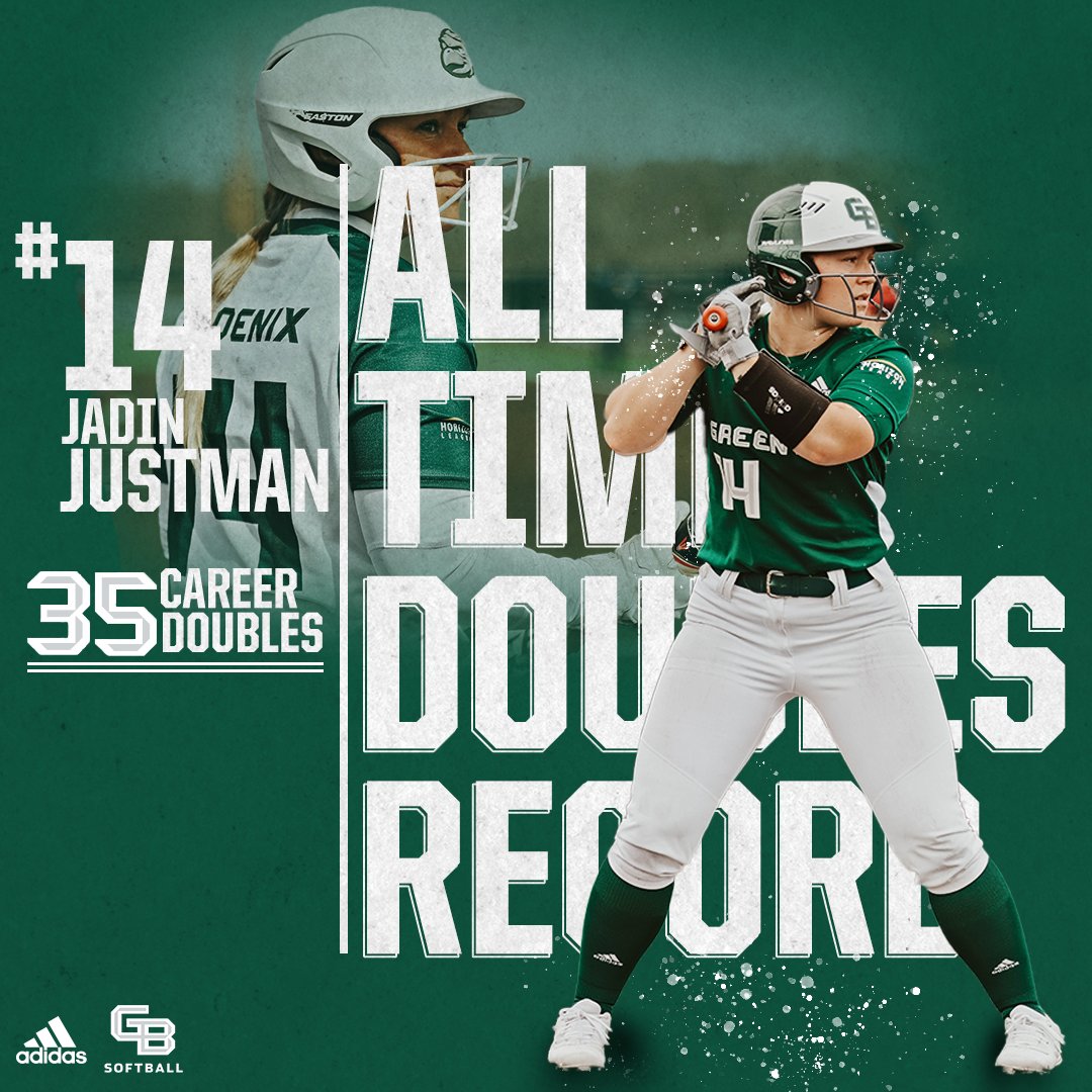 GBPhoenixSB's tweet photo. 𝙏𝙃𝙀𝙍𝙀 𝙄𝙏 𝙄𝙎!

Jadin Justman doubles off the center field wall and now has the most in program history! 🔥🔥

#RiseWithUs | #HLSB https://t.co/eD6ligYjNa