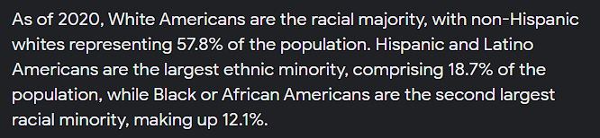 BlakeAgre's tweet photo. @EndWokeness The population is important when looking at things like this. Control for each population's prevalence and you can get closer to uncovering the real problem https://t.co/j0yE8iCgeF