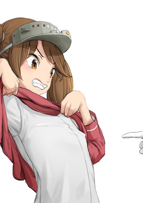 龍驤ちゃんの乳首を当てる絵 