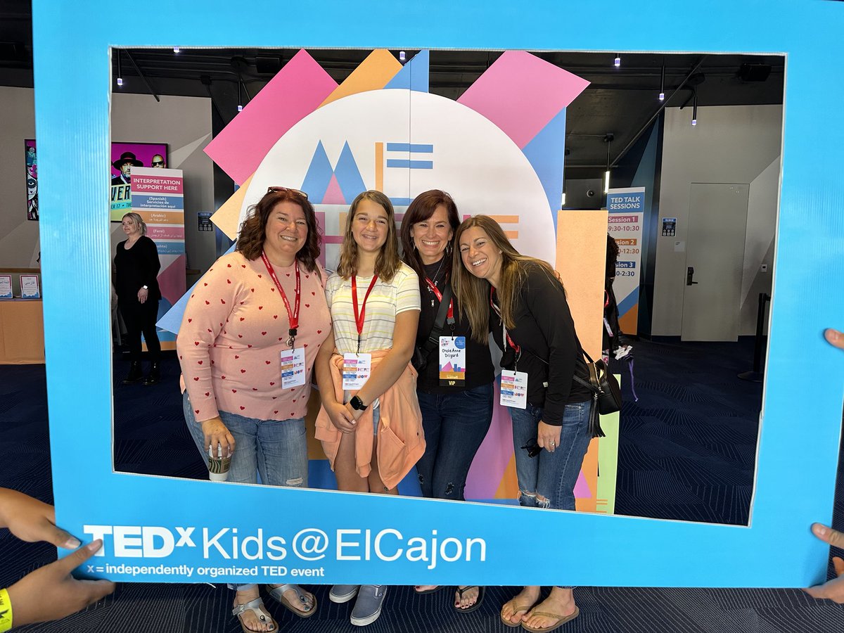 ⁦<a href="/Fuerte_Falcons/">Fuerte Falcons</a>⁩ staff and ⁦<a href="/TEDxKidsElCajon/">@tedxkidselcajon</a>⁩ alum representing at this year’s event! ⁦<a href="/1stgradefalcon/">Carrie Semik</a>⁩ ⁦<a href="/fuertefalcon/">Briana Clifton</a>⁩ ⁦<a href="/CajonValleyUSD/">CajonValleyUSD</a>⁩ #BeMoreFuerte