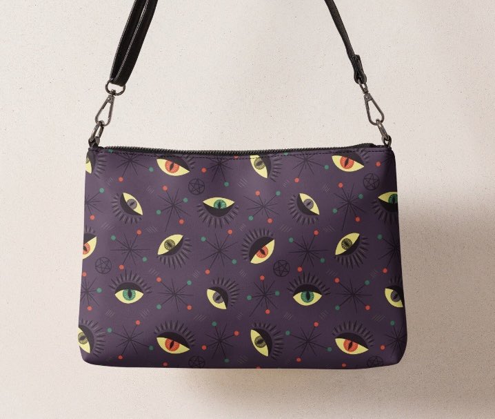 CreaturesStore's tweet photo. 🔮🖤 Unleash your inner witchy style with the Whimsigoth Crossbody Bag! 👁️👻 This spooky purse features weird eyes design making it a perfect accessory for any horror fan. https://t.co/fINtP3G1AB #whimsigoth #witchyfashion #spookybag #horrorgift #gothicstyle #etsy #goth https://t.co/D5s98tMRu1
