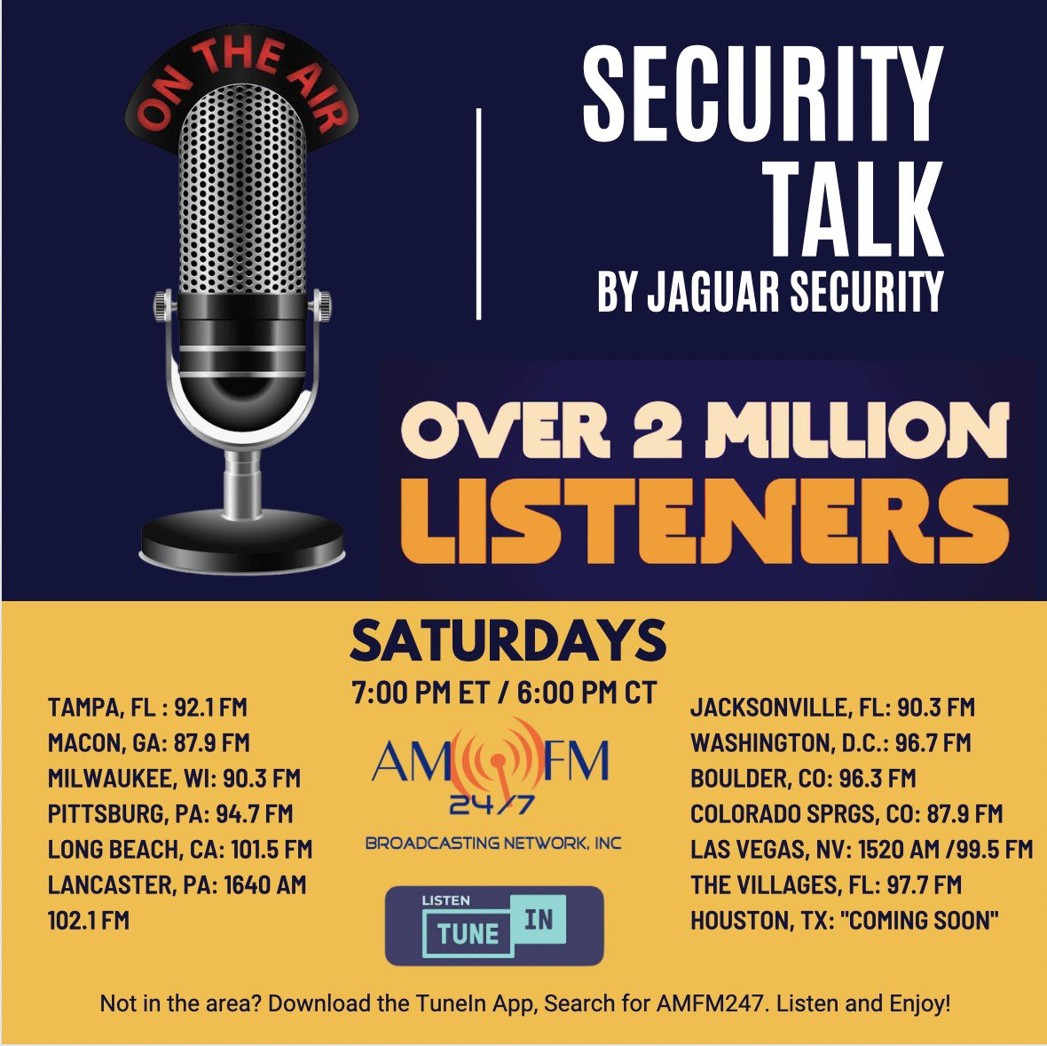 Join us tonight at 7:00 pm ET / 6:00 pm CT where we will have guests, ‘Abeer Kim Yacoub’ with American Protection Academy, and ‘Daniel Nietzel’  on our show. Heard on AMFM247 Syndicated Radio Network. Listen Globally on TuneIn App. Search for AMFM247.