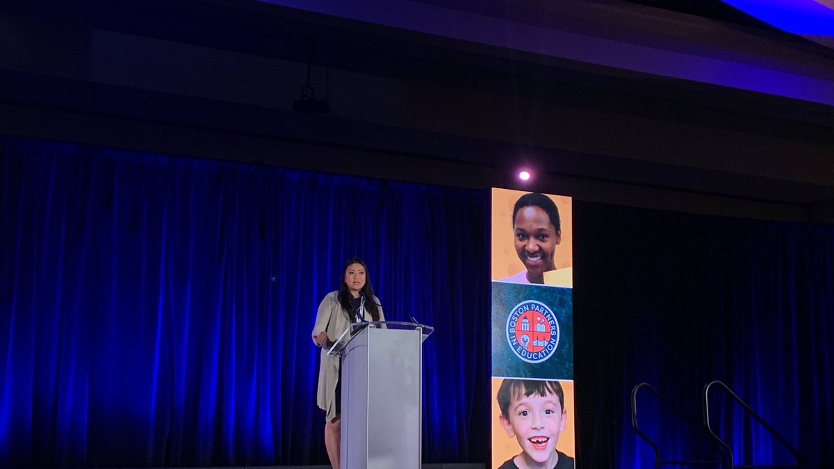 BTU66's tweet photo. BTU’s @JessJTang helped kick off celebrations at the Boston Partners in Education gala. https://t.co/HRInhsV1Ot