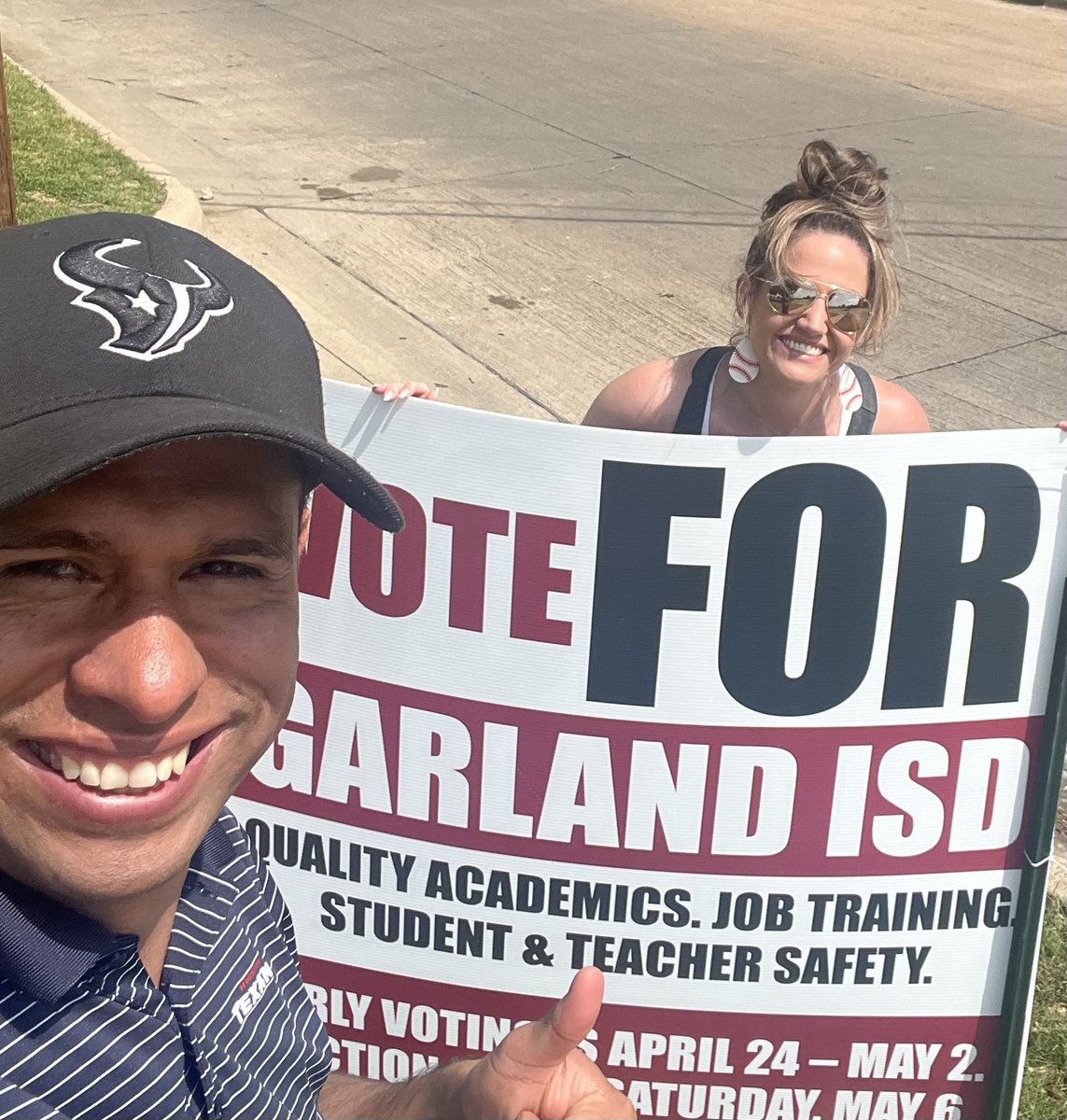 Come see us at Sam Houston if you haven’t voted yet!! @ACalderonSMS