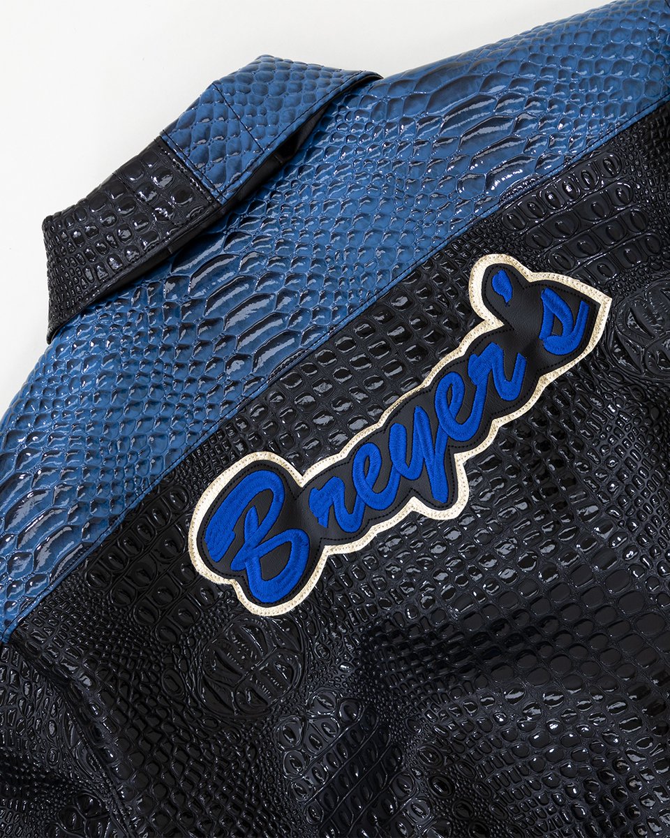 topsnbottomsusa's tweet photo. Unleash your rebel side with the Breyer's Black Blue Edition Leather Jacket. Elevate your style game with this edgy piece.
#BreyersBlackBlue #RebelStyle #LeatherJacket #InstaFashion #LeatherLove #JacketGoals #topsandbottoms https://t.co/vnfr5FRcSp