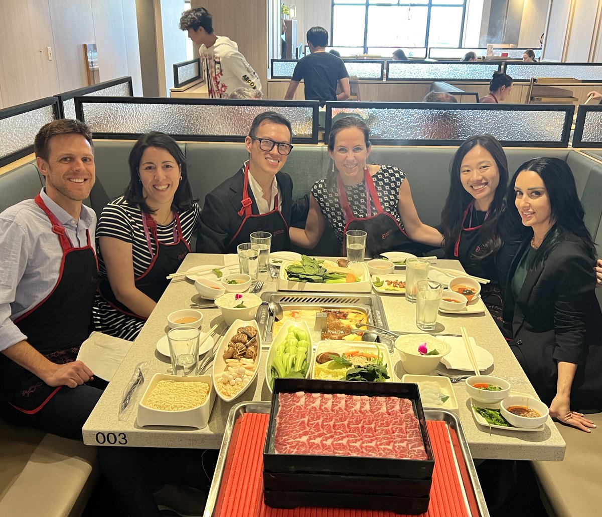 Impromptu hot pot at #DDW2023 😋 @LarryBorgesMD @KellyHathornMD @AllisonYangMD @BrighamGI