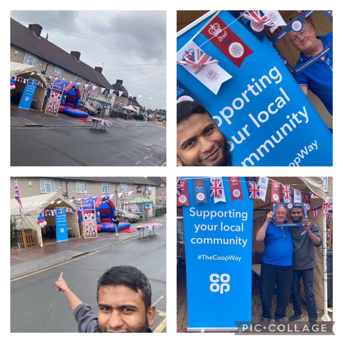 I was been attended King Coronation #Dagenham Community street celebration. Coop represents value and spirits of local community 
#ItsWhatWeDo 
#TheCoopWay
#CommunityMatters
