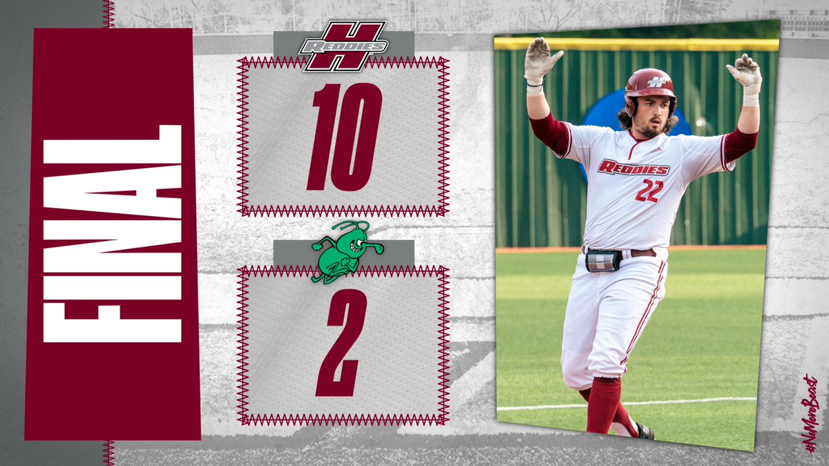 FINAL 𝟰 BOUND!

Henderson State scores seven runs in the seventh and eighth innings to pull away from UAM and clinch the series with a 10-2 win!

The Reddies will play the winner of the SAU-SE series at 1 p.m. on Thursday at Arvest Ballpark in Springdale.

#NoMereBeast