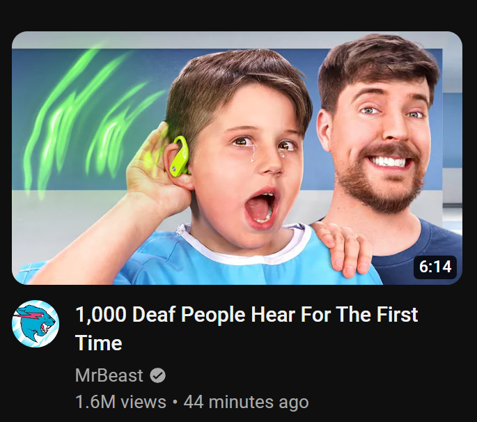 Isirseir's tweet photo. Saw this in my recommended and immediately went and checked Twitter to see if anyone was trying to cancel him, and first thing on trending is MrBeast https://t.co/tdd4OR24sY