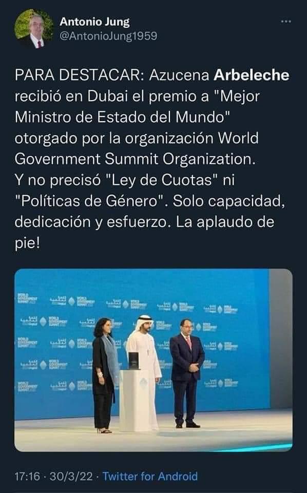 DE ESTO NO SE HABLA ? 
LOS MEDIOS TV Y ESCRITOS , LO IGNORAN?  
 DIVULGAR POR LAS REDES
ORGULLO DEL URUGUAY
NUESTRA MINISTRO DE ECONOMIA  A,ARBELECHE!!!👏🏼👏🏼👏🏼🇺🇾🇺🇾
